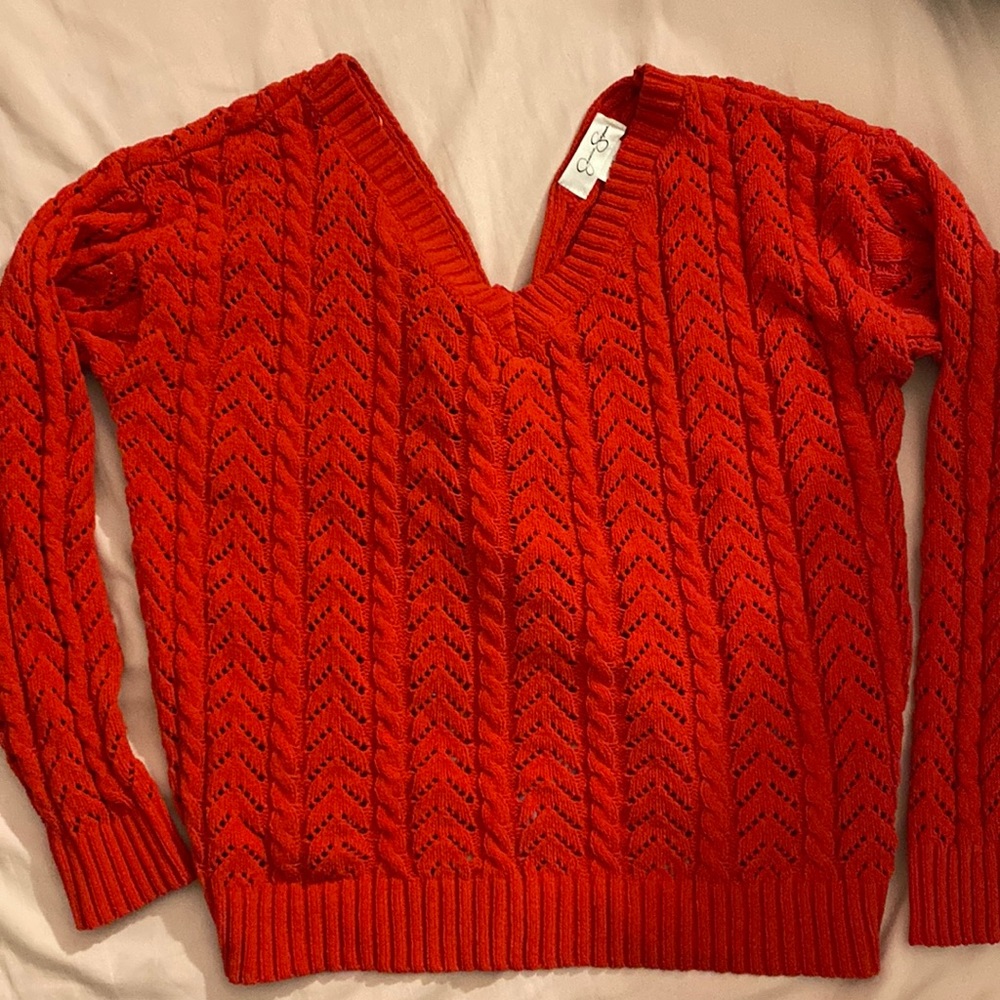 Jessica Simpson Red Sweater